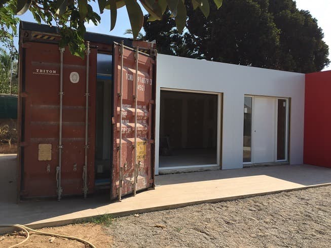 PANEL SANDWICH FACHADA LISO + CONTENEDORES MARITIMOS