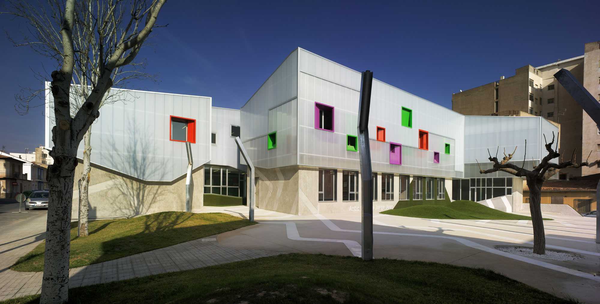 obra en policarbonato