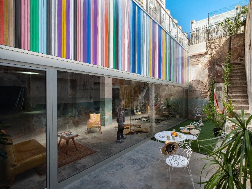 rehabilitaciones policarbonato fachada