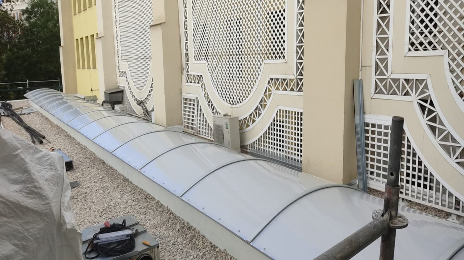 Cubierta Policarbonato Curvo de 25 mm