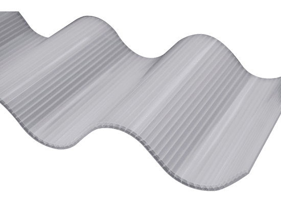 Policarbonato celular ondulado