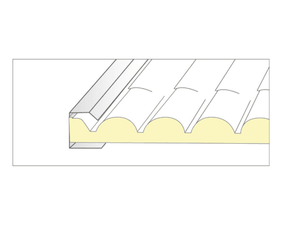 Remate lateral simple