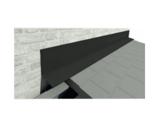 Cumbrera trasera pared