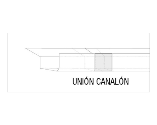 Unión canalón