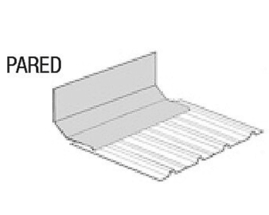 Remate entrega trasera a pared (bajo pedido)