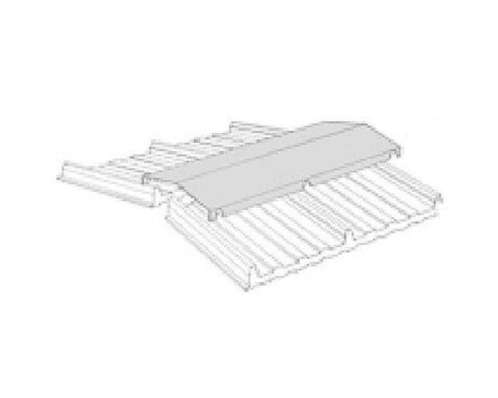 Remate cumbrera troquelada