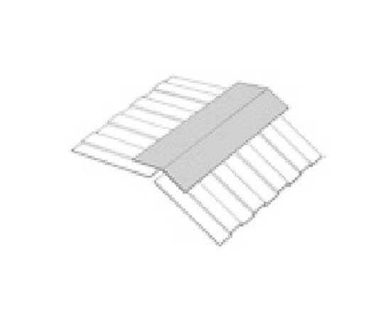 Remate cumbrera lisa