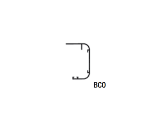 Perfil embellecedor de cierre