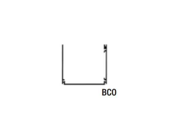 Perfil “U” canalón
