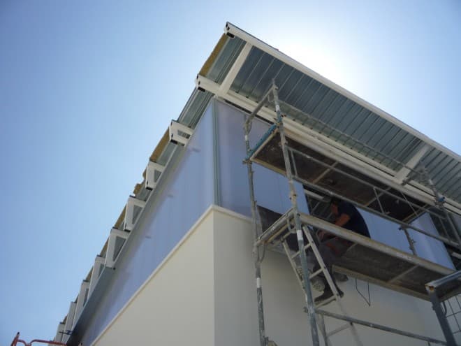 Policarbonato 40 mm en Polideportivo Valdepeñas de Jaen