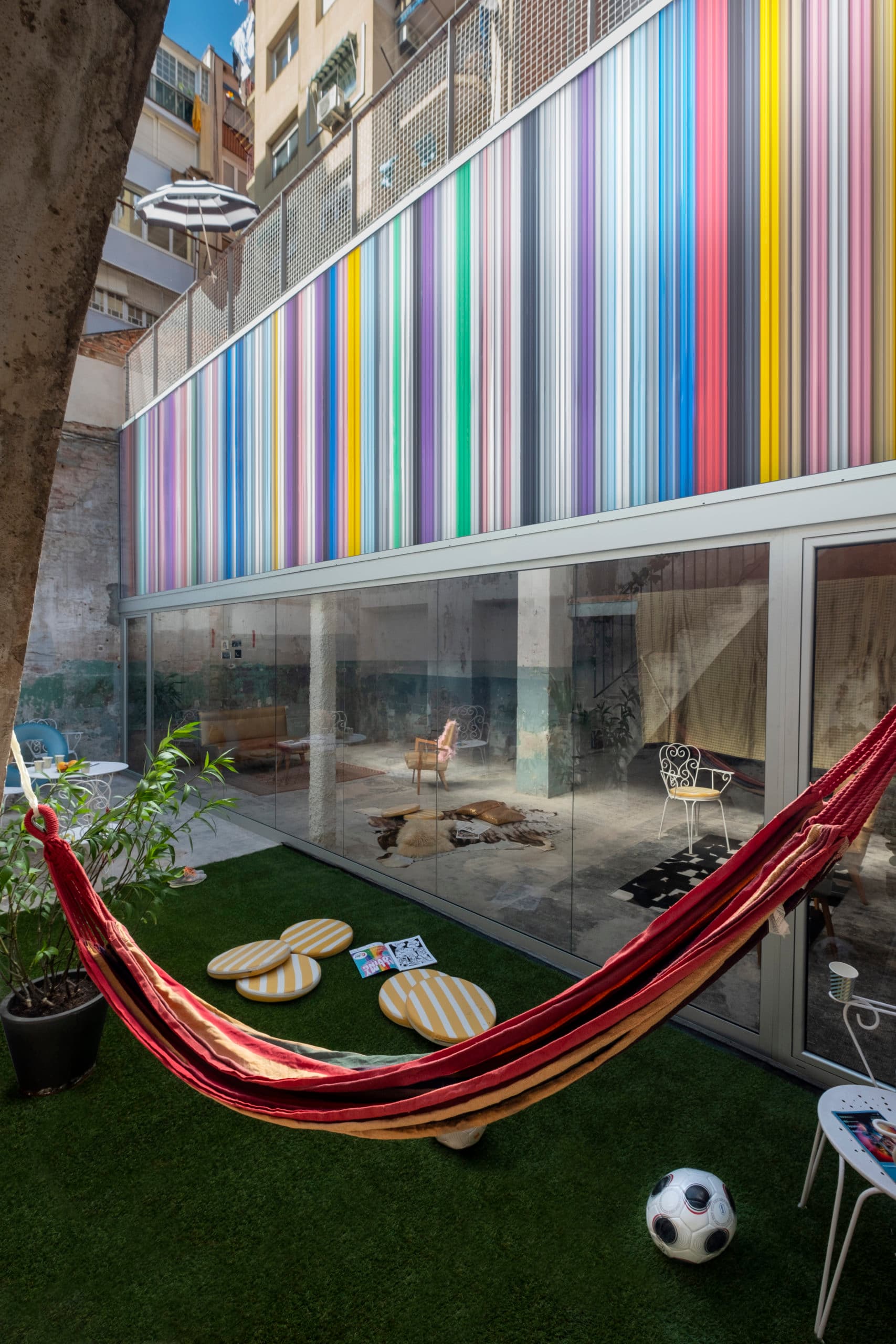 Proyecto Antigua Imprenta con Policarbonato Modular 40 mm