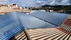 Preparación de cubierta para instalar chapa galvanizada