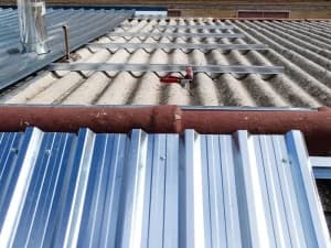Doblaje de cubierta con chapa galvanizada Ironlux