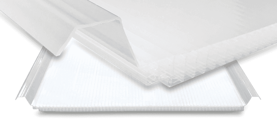 Policarbonato panel sandwich alas laterales