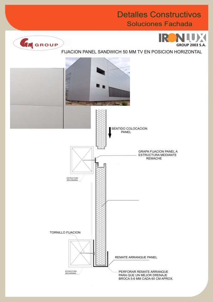 Panel Sandwich Frigorífico para Muro - Panel Sandwich Group